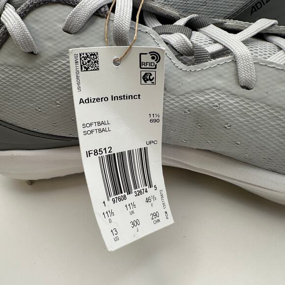 ADIDAS Women's 13 Adizero Instinct Softball Cleats IF8512 - Picture 6 of 6